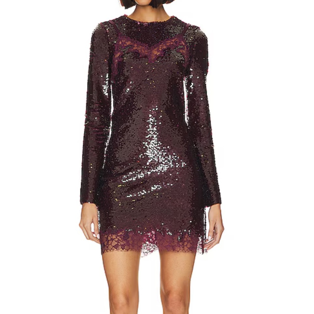 Mako Mini Dress in Mangosteen